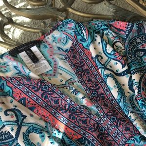 BCBG Inesa scarf dress spring summer dress